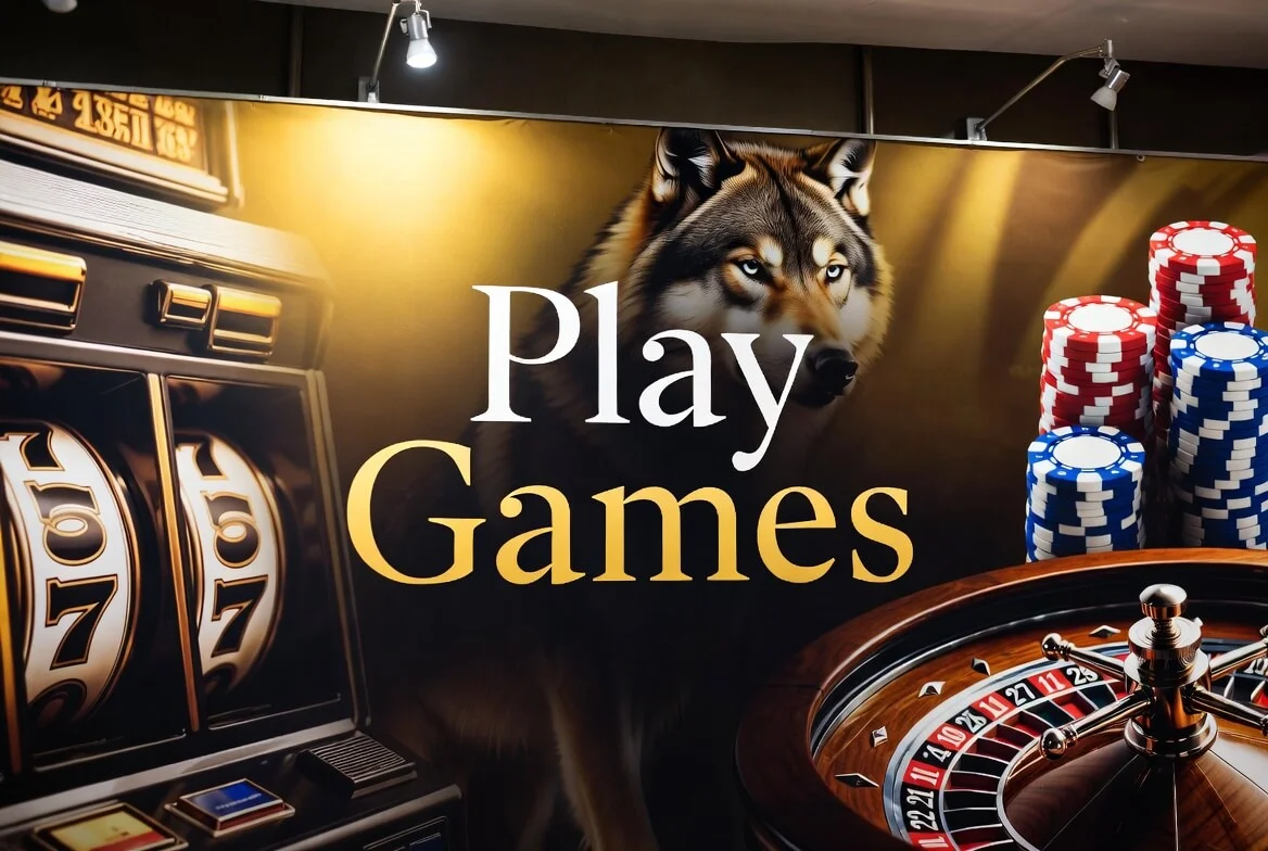 Pokies and live dealer games at Wolf Winner Casino